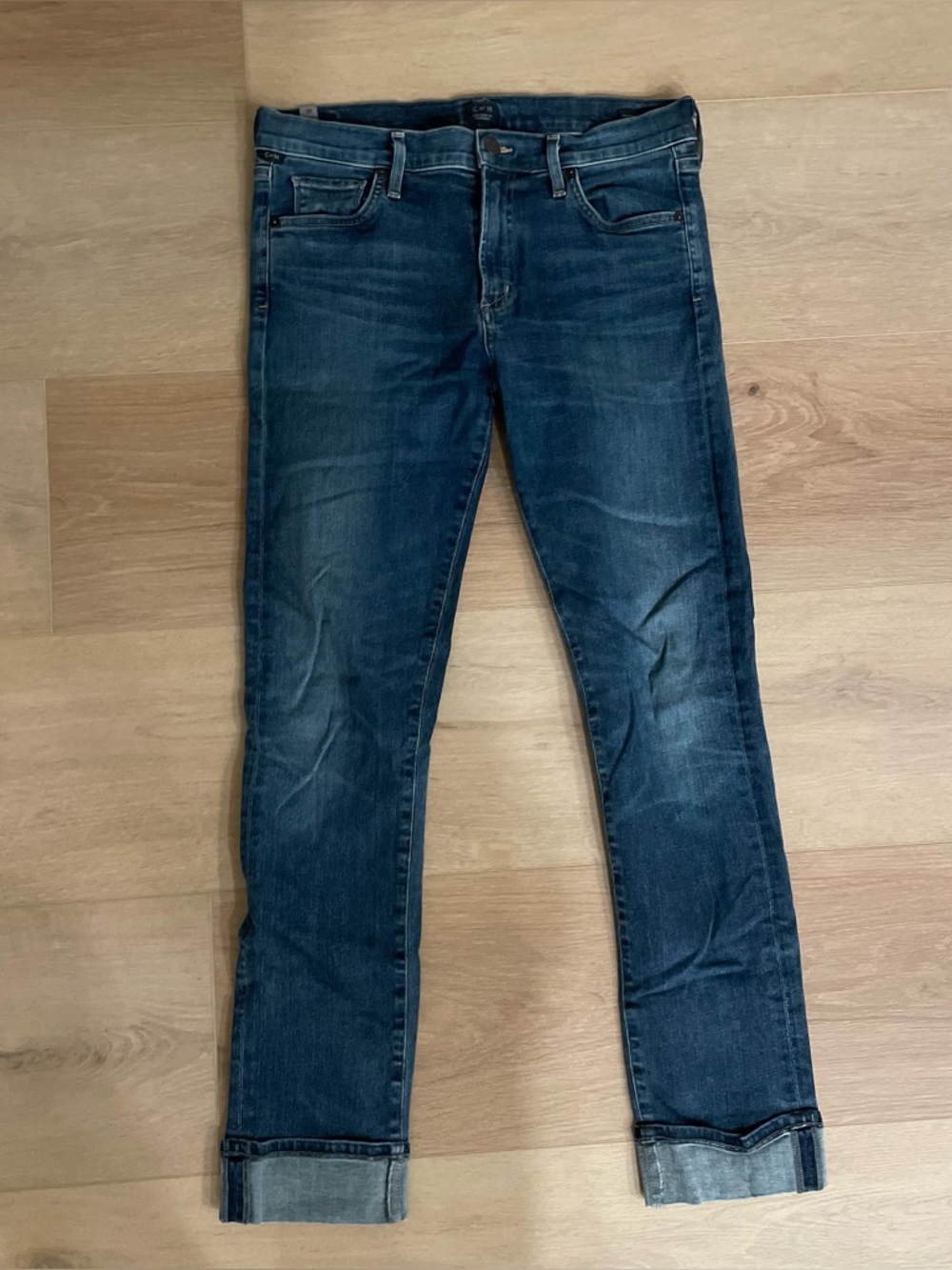 Citizens of Humanity Jazmin cuffed skinny straight jeans 28